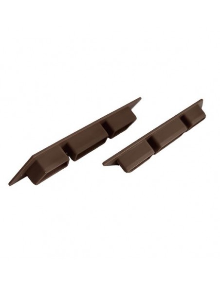 ΤΑΠΑ ΠΛΑΣΤΙΚΗ ΓΙΑ DECK ΠΕΡΙΦΡΑΞΗΣ  Φ12mm 60110 D.BROWN LEFT