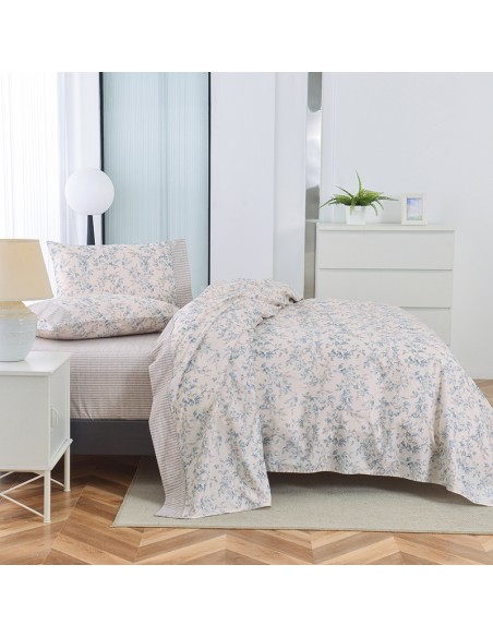 Σετ Σεντόνια Βαμβακοσατέν Υπέρδιπλα 245x270 Tamara