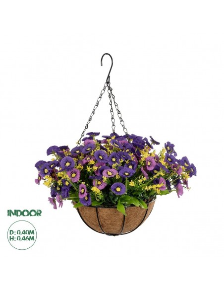 GloboStar® Artificial Garden GERBERA HANGING PLANT 20637...