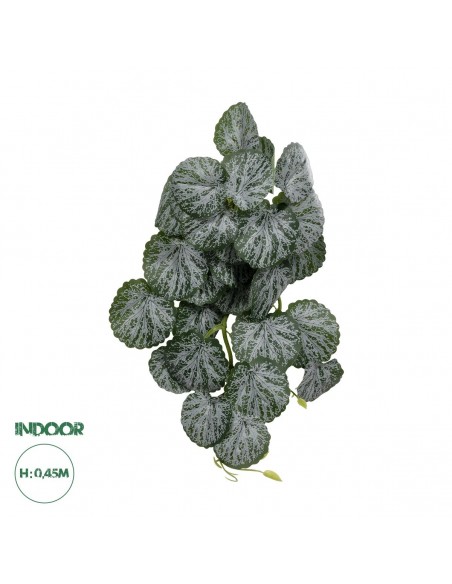 GloboStar® Artificial Garden BEGONIA 20611 Τεχνητό Κρεμαστό Διακοσμητικό Φυτό Βιγόνια Μ30 x Π15 x Y45cm