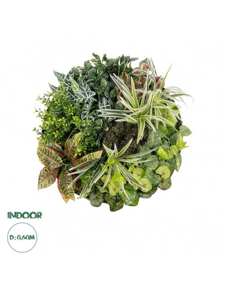 GloboStar® Artificial Garden VARIOUS PLANTS ROUND WALL...