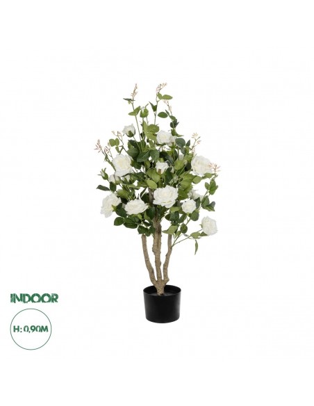 GloboStar® Artificial Garden WHITE ROSES 21069 Τεχνητό...