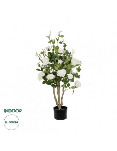 GloboStar® Artificial Garden WHITE ROSES 21069...