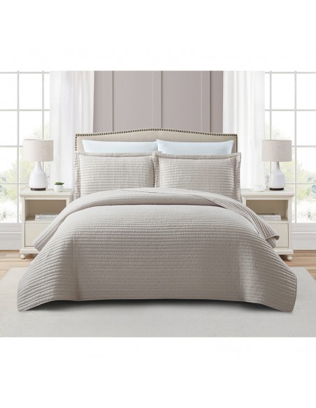 Κουβερλί Υπέρδιπλο 220x240 Mabelle Beige