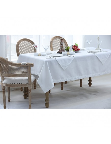 Τραπεζομάντηλο + Πετσέτες 160x260 Adel Ivory