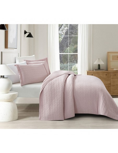 Κουβερλί Υπέρδιπλο 220x240 Mabelle Dusty Rose 2