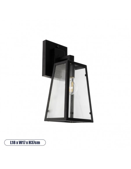 GloboStar® ASETYLIN 01032 Vintage Επιτοίχιο Φωτιστικό...