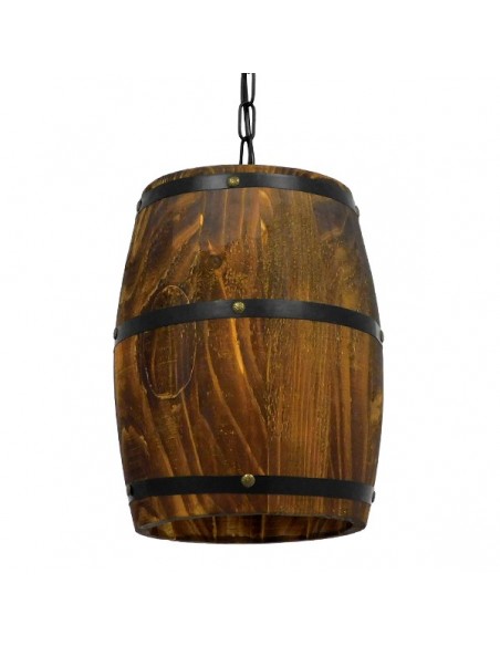 GloboStar® BARREL 00890 Vintage Κρεμαστό Φωτιστικό...