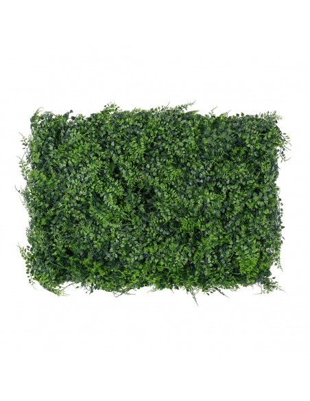 GloboStar® 78413 Artificial - Συνθετικό Τεχνητό Διακοσμητικό Πάνελ Φυλλωσιάς - Κάθετος Κήπος Λέιλαντ - Νάνος Κισσός Πράσινο Μ60 x Υ40 x Π9cm