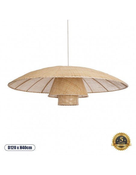 GloboStar® ZORA 02140 Boho Κρεμαστό Φωτιστικό Καμπάνα...
