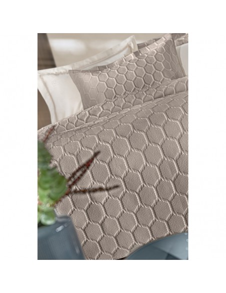 Σετ Κουβερλί Υπέρδιπλο 250x240 Hive Taupe