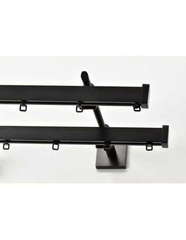 Σιδηρόδρομος για διπλή κουρτίνα Wave Ronde...