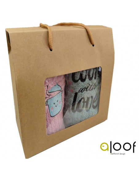 ΣΕΤ ΠΕΤΣΕΤΕΣ ΚΟΥΖΙΝΑΣ COOL WITH LOVE 2ΤΜΧ aloof