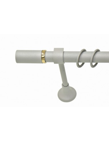 Κουρτινόξυλο Line με χρυσό δαχτυλίδι σε 21...