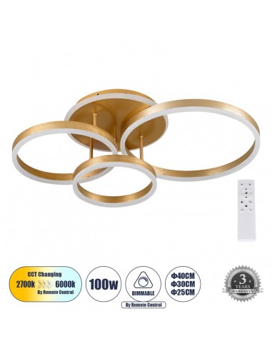 GLOBOSTAR® VENOM 61125 Μοντέρνο Φωτιστικό...