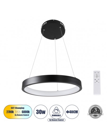 GLOBOSTAR® NEMESIS 61155 Μοντέρνο Κρεμαστό Φωτιστικό...