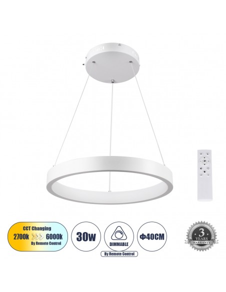 GLOBOSTAR® NEMESIS 61156 Μοντέρνο Κρεμαστό Φωτιστικό...