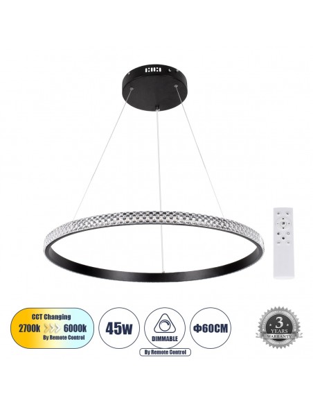 GLOBOSTAR® DIAMOND 61130 Μοντέρνο Κρεμαστό Φωτιστικό...