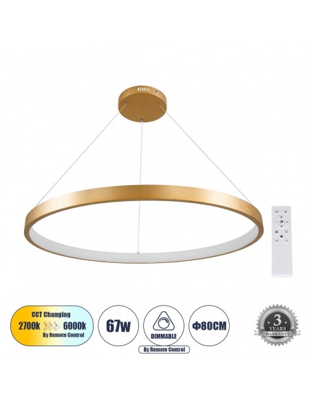 GLOBOSTAR® NEMESIS 61163 Μοντέρνο Κρεμαστό Φωτιστικό...