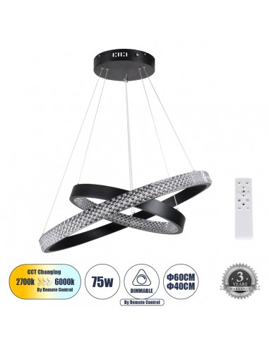 GloboStar® DIAMOND DUO 61150-DECO Κρεμαστό...