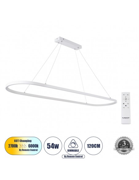 GLOBOSTAR® BOLIVAR 61272 Μοντέρνο Κρεμαστό Φωτιστικό...