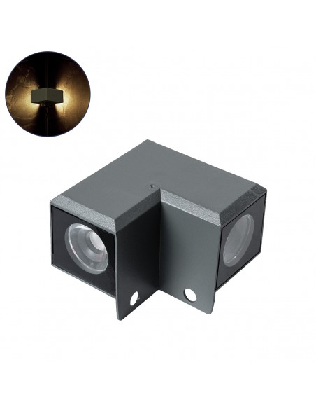 GLOBOSTAR® WALLLIGHT-DONA 90732 Αρχιτεκτονικό Γωνιακό...