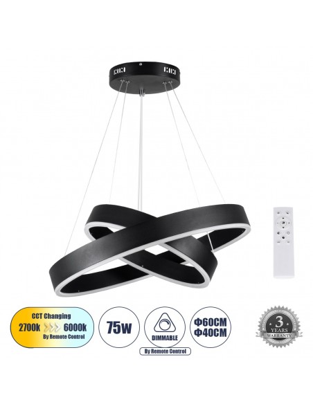 GLOBOSTAR® VENOM DUO 61185-DECO Μοντέρνο Κρεμαστό...