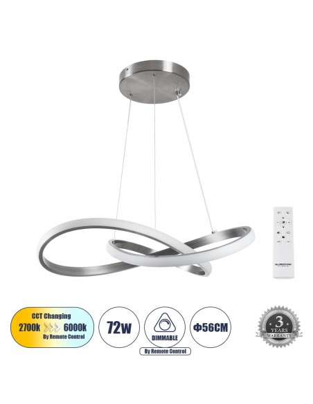 GLOBOSTAR® DEXTER 60948 Μοντέρνο Κρεμαστό Φωτιστικό...