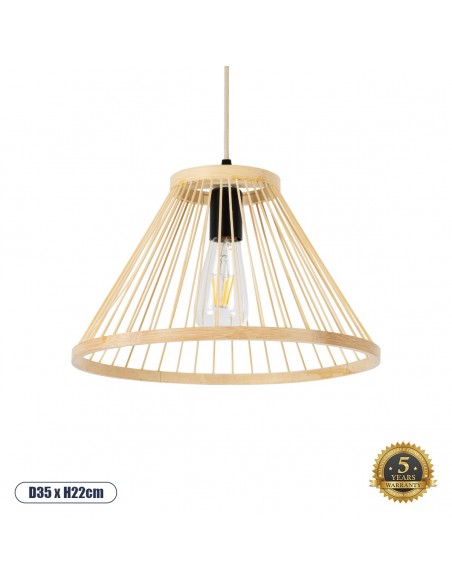 GLOBOSTAR® TYGEE 01930 Boho Κρεμαστό Φωτιστικό Οροφής με...