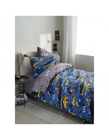 Σετ σεντόνια μονά 170x260 Race