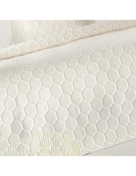 Σετ Κουβερλί Υπέρδιπλο 250x240 Hive Ecru