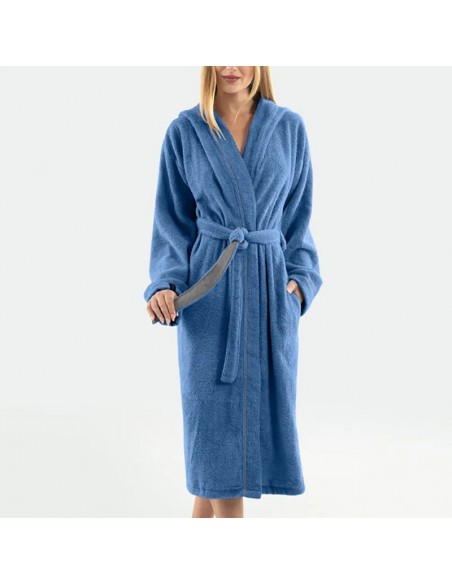 Μπουρνούζι Casual Blue XL