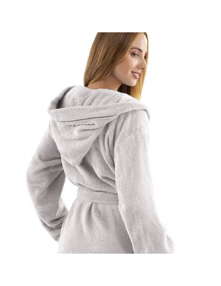 Μπουρνούζι Casual Silver Large