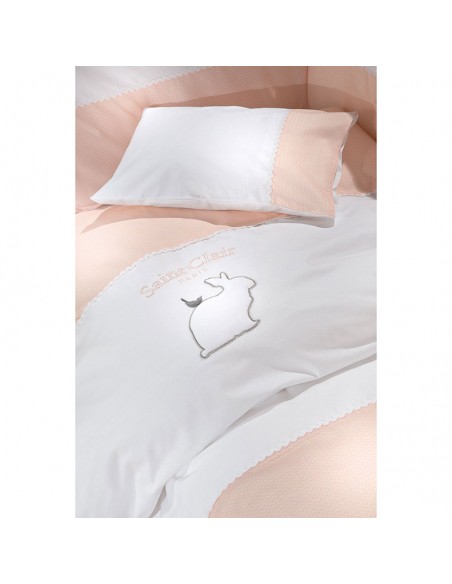 Σετ Σεντόνια Κούνιας 110X170 Lapin Pink