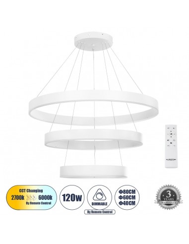 GLOBOSTAR® VENOM TRIO 61189 Μοντέρνο Κρεμαστό...