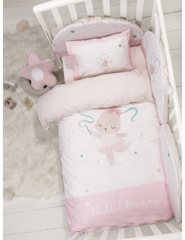 Σετ Σεντόνια Κούνιας 120x170 - Ballet Bunny