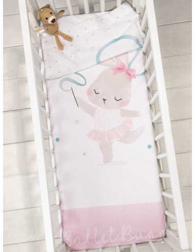 Σετ Σεντόνια Λίκνου 70x110 - Ballet Bunny