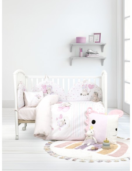 Σετ Σεντόνια Κούνιας 120x170 - Luni Uni