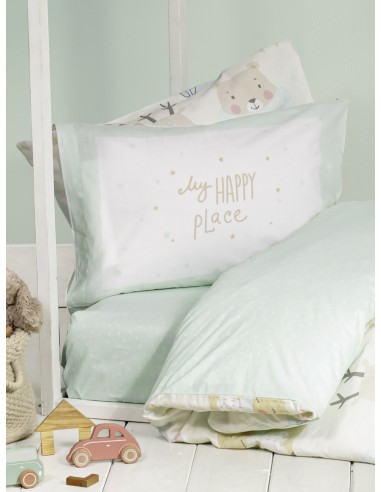 Σετ Παπλωματοθήκη Μονή 160x240 - Happy Place