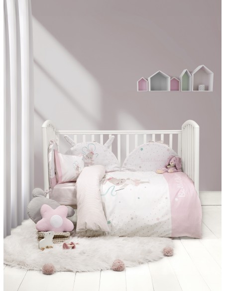 Σετ Παπλωματοθήκη Κούνιας 110x145 - Ballet Bunny