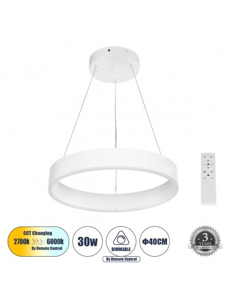 GLOBOSTAR® VENOM 61174 Μοντέρνο Κρεμαστό Φωτιστικό Οροφής...