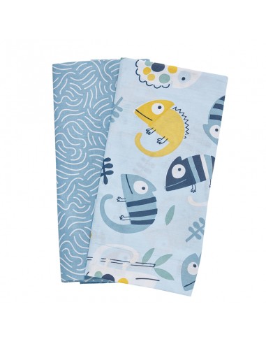 Σετ Σεντόνια Λίκνου 70x120 FUN 4935 Blue