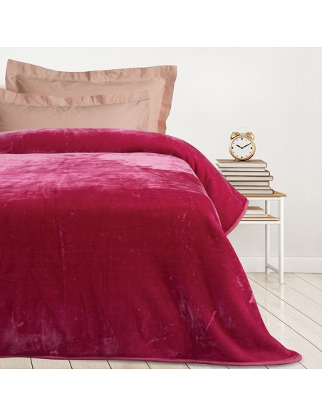 Κουβέρτα Ακρυλική Μονή 160x220 0294 Kid Fuchsia