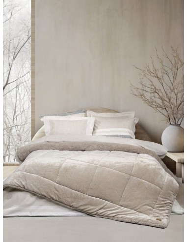 Κουβέρτοπάπλωμα Υπέρδιπλο 220x240 - Cira Beige