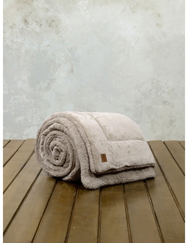 Κουβέρτοπάπλωμα Υπέρδιπλο 220x240 - Cira Beige