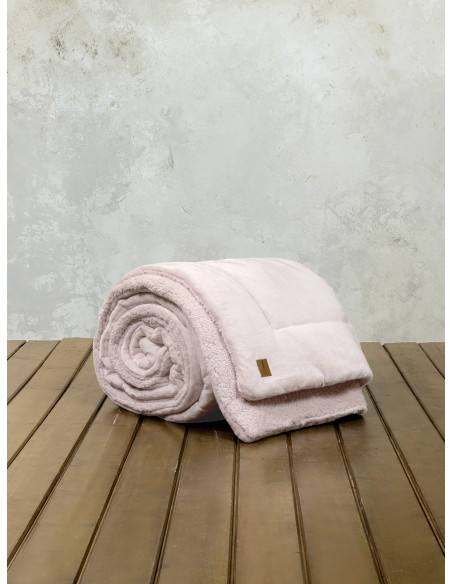 Κουβέρτα/Πάπλωμα Υπέρδιπλο 220x240 - Cira Nude Pink 2