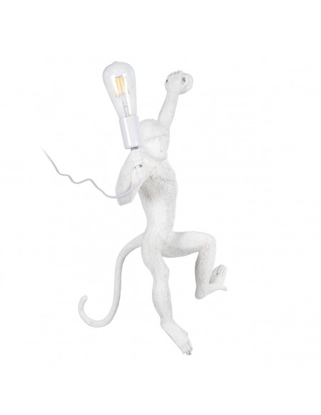 GLOBOSTAR® APES 01805 Μοντέρνο Φωτιστικό Τοίχου - Απλίκα με Ντουί 1 x E27 AC 220-240V IP20 - Μαύρο - Μ34 x Π31 x Υ61cm