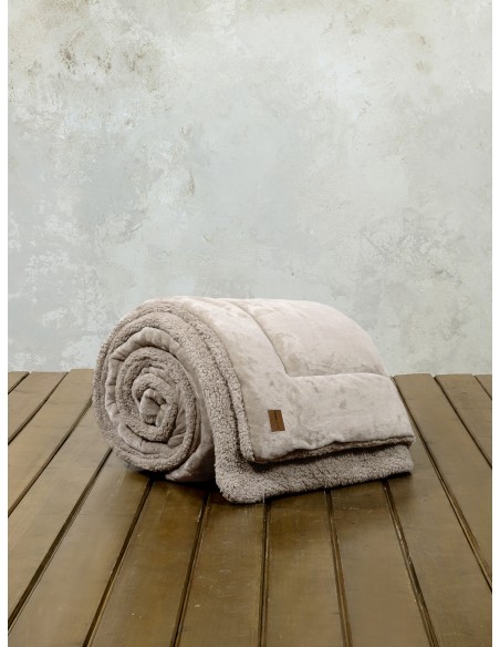Κουβέρτοπάπλωμα Μονό 160x220 - Cira Beige 2