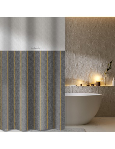 Κουρτίνα μπάνιου 180x185 Beverly Anthracite