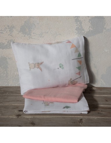 Σετ Σεντόνια Κούνιας 120x170 - Bunny Love